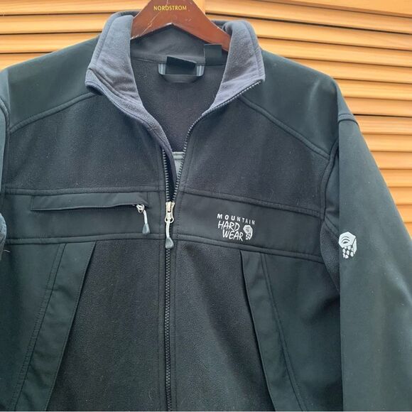 Mountain Hardwear Men’s Black Zip up Jacket size large - Picture 2 of 9